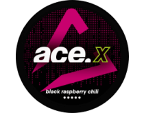 SNUS Nikotiinipadjad <br> ACE X <br> Black Raspberry Chili
