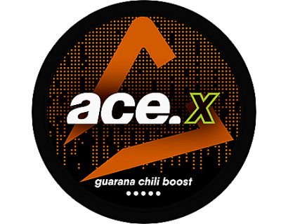 SNUS Nikotiinipadjad  ACE Ace X Guarana Chili Boost