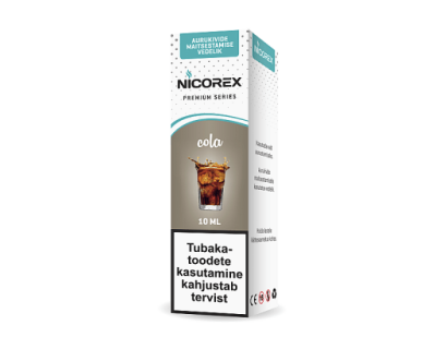 Nicorex Premium Cola shisha steam stones flavouring liquid 
