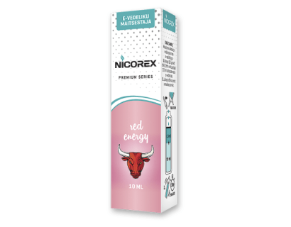 E-liquid aroma  RED ENERGY  "Nicorex Premium"