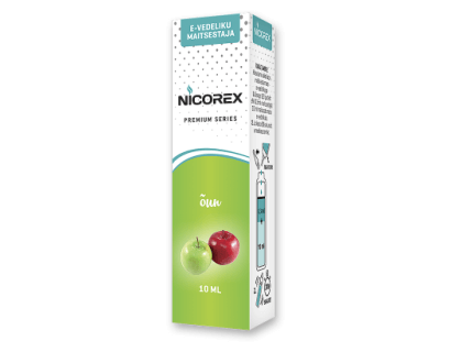 E-vedeliku maitsestaja  ÕUN  "Nicorex Premium"