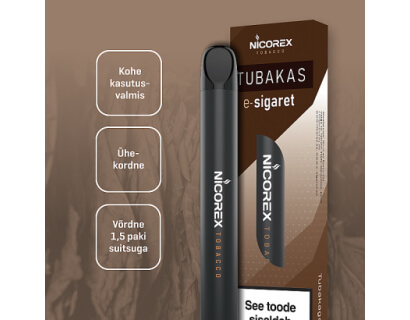 Nicorex Tobacco e-sigaret