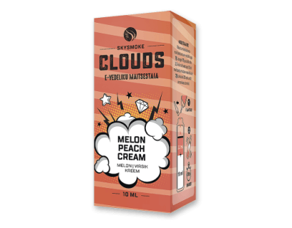 E-liquid aroma  MELON PEACH CREAM  "SKYsmoke Clouds"
